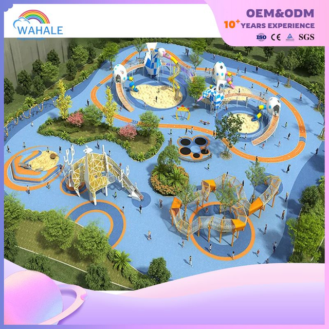 Scenic Spot Outdoor Cartoon Theme Customized Children's Physical Exercise Playground Equipment