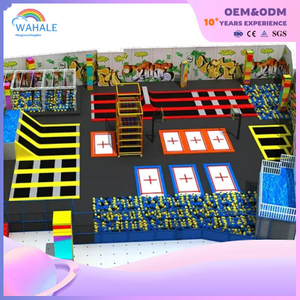 Shopping Mall Indoor Soft Trampoline Parkour Park Customized Children's Sports Playground