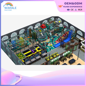 Space Theme Customized Children's Playground Indoor Warrior Adventure Park Equipment Dealer