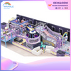 Sales Center Indoor Purple Castle Theme Park Customized Soft Decoration House Modeling Equipment for Children