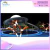 Scenic Spot Outdoor Silver Flying Saucer Shape Space Theme Customized Sports Playground Equipment Supplier