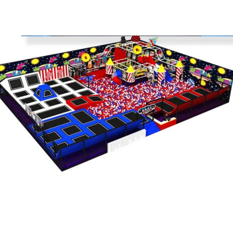 Obstacle avoidance trampoline
