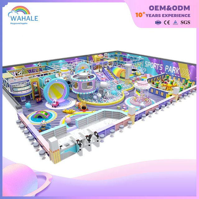 Thème de l'espace Fantasy de la décoration douce pour enfants personnalisé fabricant d'équipement de terrain de jeu intérieur