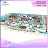 Kindergarten Indoor Blue Cartoon Theme Customized Soft Sports Playground Equipment Wholesale for Children