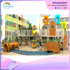 Early Education Center Outdoor Wooden House Shape Children's Sports Playground Equipment Supplier