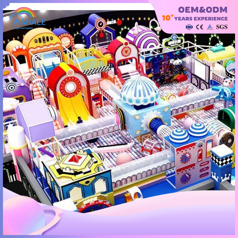 Indoor Dream Castle Modeling Customized Children's Soft Outfit Interactive Playground Equipment