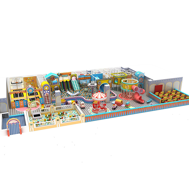 Blue house theme maze