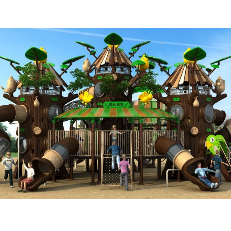 Yellow bird's nest modeling tower