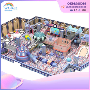 300-square-meter Commercial Indoor Purple Soft Furnishings Children's Playground Equipment