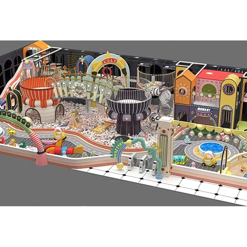 Orange house-shaped maze