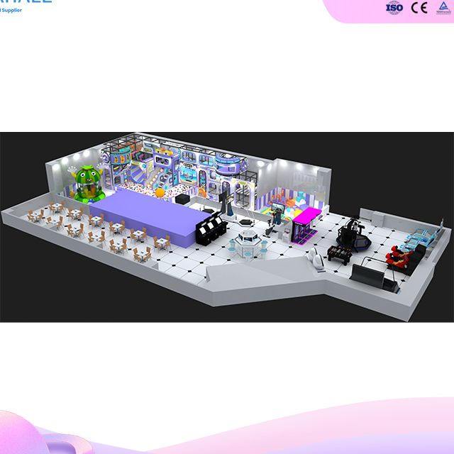 Cyberpunk Neon Playground | Interactive Projection Ball Pool & Piano Slide | Multi-Level Observatory | Premium Mall Entertainment Solution