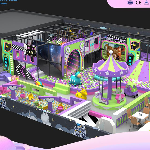 Circus Tech Theme Indoor Playground Equipment for Sale - Custom Commercial Playground Sets