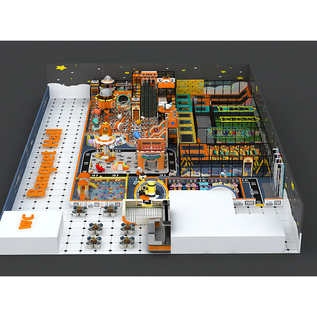 Orange Space Odyssey Playground (Brazil) - Large-Scale Indoor Playground Manufacturer
