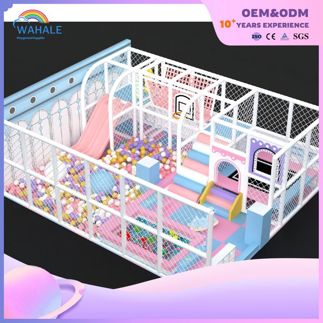 Macaron Color Indoor Play Area Installations Solutions personnalisées pour les petits terrain de jeu commercial pour enfants