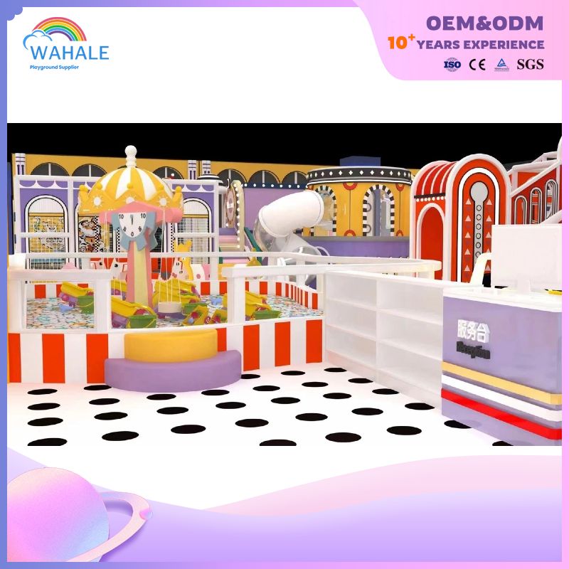 Preschool Indoor Macaron Children's Playground Children's Indoor Sports Park Equipment Wholesale