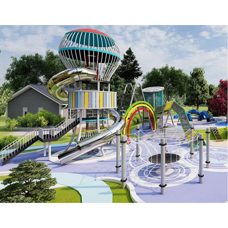 children's manual climbing net walkway