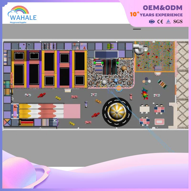 Toy Town Indoor Playground Custom Indoor Children's Toy Amusement Park Equipment