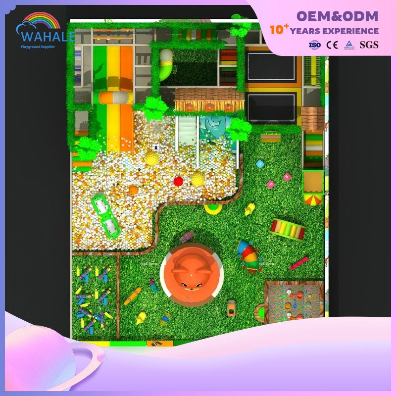 Indoor Dinosaur Park Theme Park Customized Indoor Green Forest Playground Equipment Supplier