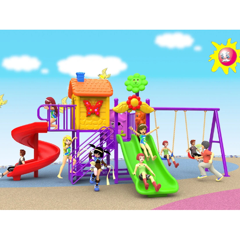 Plastic swing for two