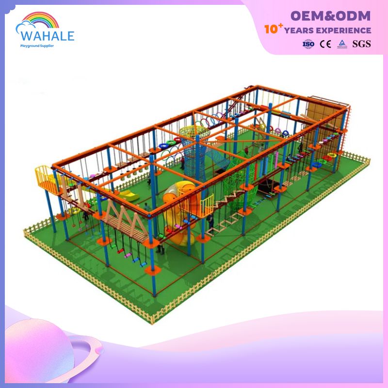 Macaron Color Children's Outdoor Physical Training Expansion Playground Equipment Supplier