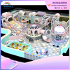 Commercial indoor purple cartoon theme playground custom dream children's amusement park equipment