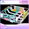 Park Indoor Children's Custom Trampoline Free Jump Parkour Custom Amusement Equipment Wholesale