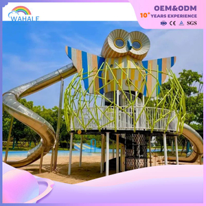 Outdoor Children's Cartoon Theme Custom Unpowered Park Nature Animal Modeling Playground Equipment