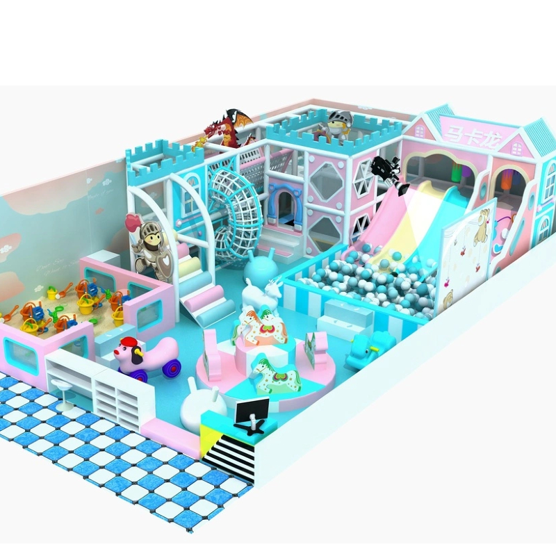 indoor night shaped trampoline