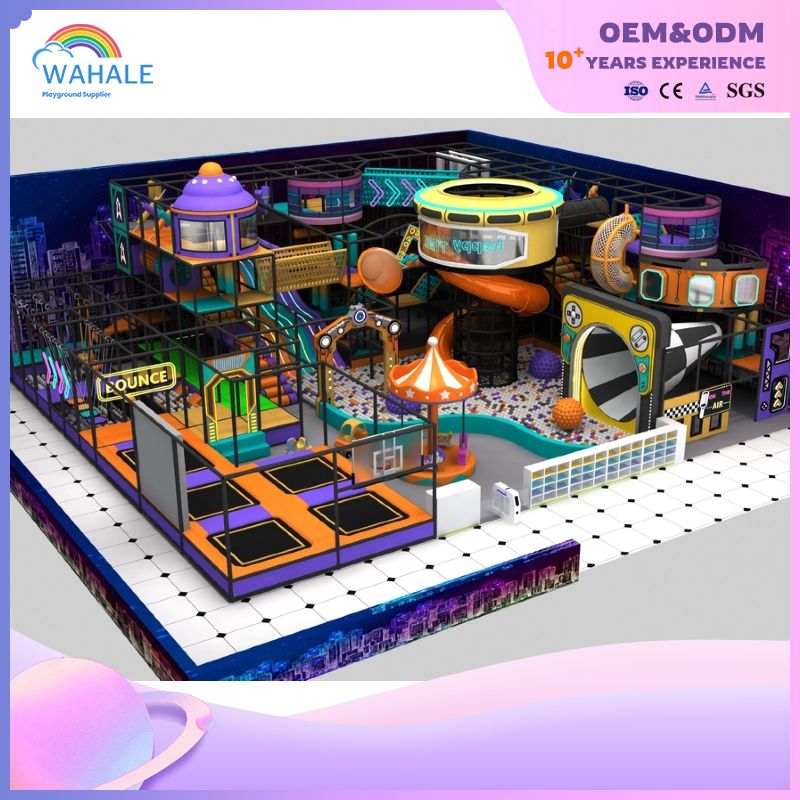 City Video Game Hip-hop Theme Children Customized Playground Equipment Wholesale