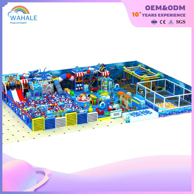 Spongebob Cartoon Custom Children's Playground Indoor Underwater Amusement Park Equipment