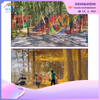 High Quality Custom Children's Indoor Soft Play Equipment Hand-woven Mountaineering Rainbow Net Play Equipment Wholesale