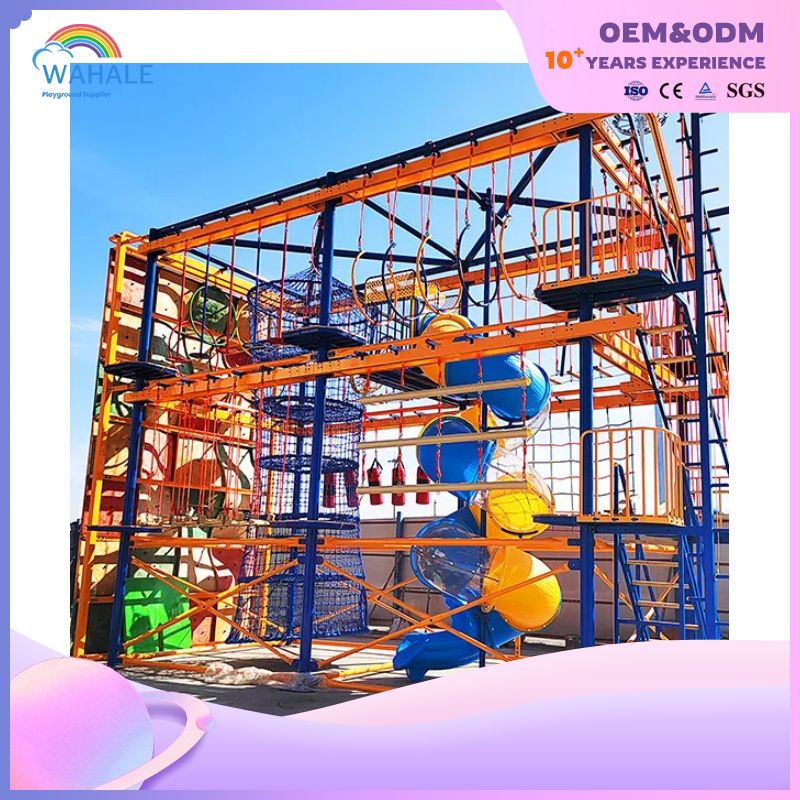 Outdoor Steel Pipe Structure Children Expand Physical Training Amusement Equipment Manufacturers