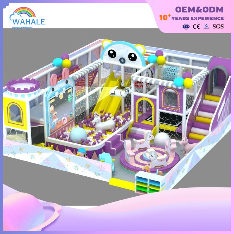 Macaron Color Children Custom Indoor Interactive Park Amusement Equipment Wholesale