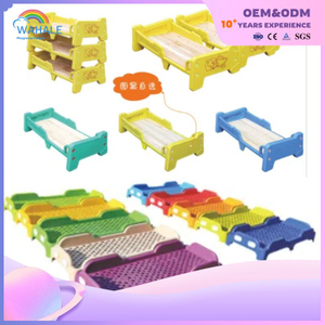 Kindergarten Plastic Children's Lunch Bed Can Be Laminated Injection Molding Disassembly Bed Equipment Wholesale
