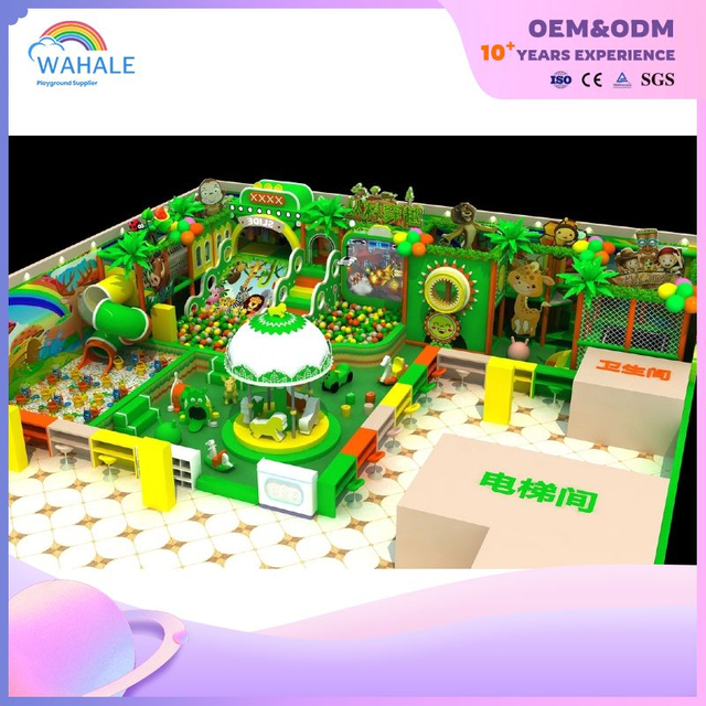 Jungle Crossing Theme Customized Children's Playground Indoor Amusement Park Equipment Wholesale