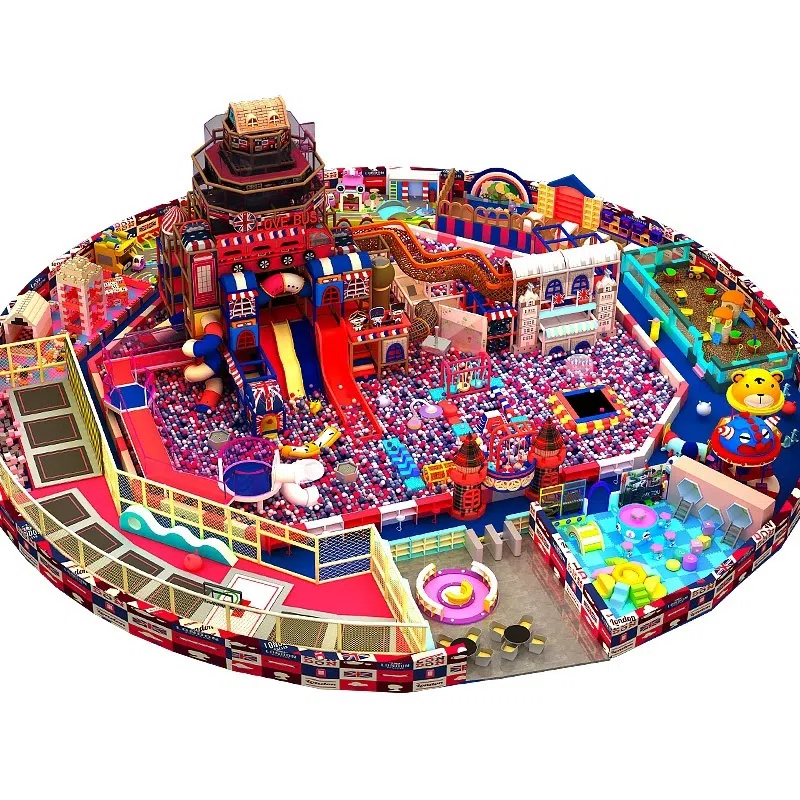 Parkour trampoline park