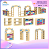 Music Modeling Oak Cabinet Children Custom Indoor Amusement Facilities