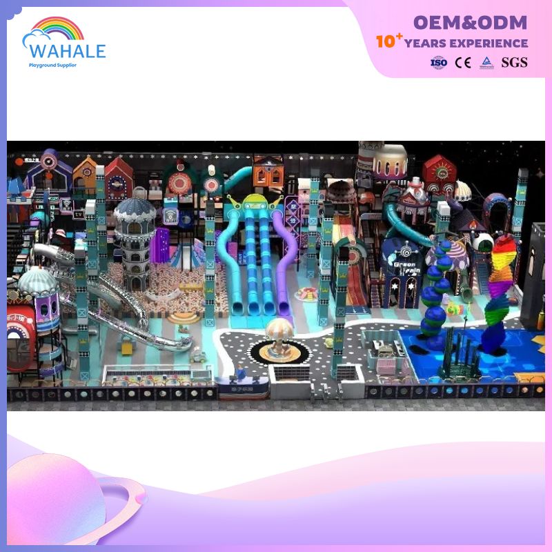 Video Game Theme Customized Children's Large Indoor Playground Physical Training Facilities