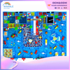 Deep Sea Maze Theme Indoor Custom Playground Blue Children's Amusement Park Equipment