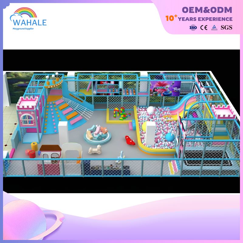 Magic Hair Fairy Theme Soft Indoor Playground Equipment Play Children Indoor Play Customization