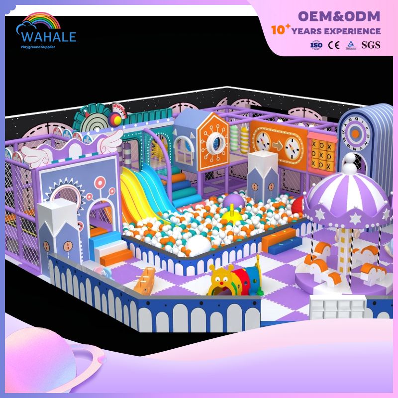 Clock Theme Custom Children's Indoor Playground Equipment Wholesale