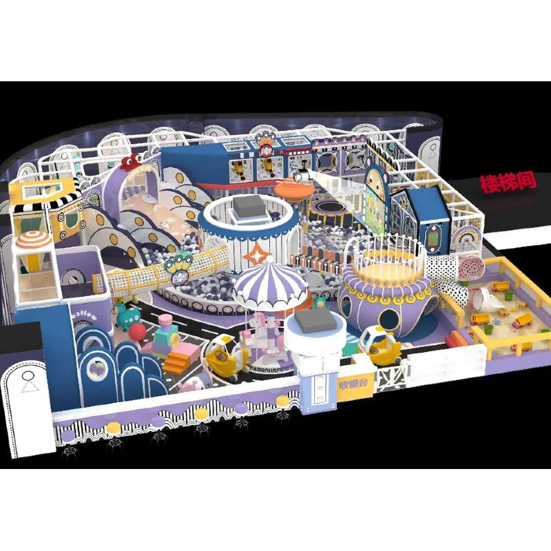 high-rise multi-person slide