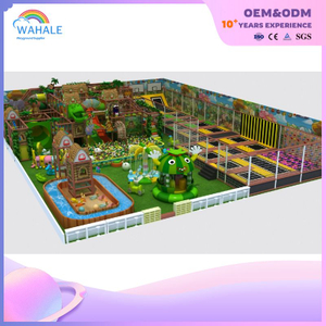 Jungle-themed Children's Amusement Park Adventure Close Indoor Castle Playground Equipment Sales