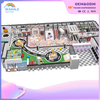 Fun Entertainment Children's Indoor Playground with Fun Ball Track Sliding Climbing Equipment