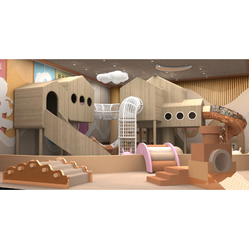 wooden modeling tower design