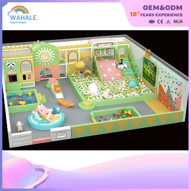 Top Children's Indoor Playground Equipment Amusement Park Set Children Play Ground Games Customized