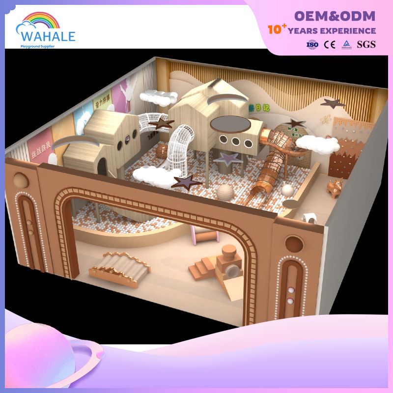 Children's Dynamic Slide Indoor Club Play Equipment Modular Game