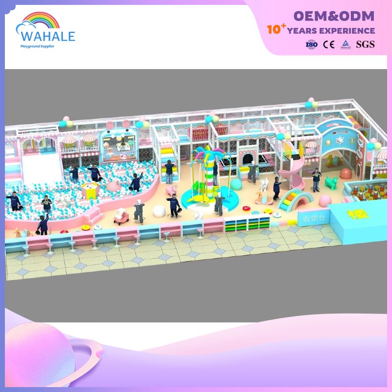 New Large Macaron Candy Theme Customized Children's Dream Park Children's Play Equipment