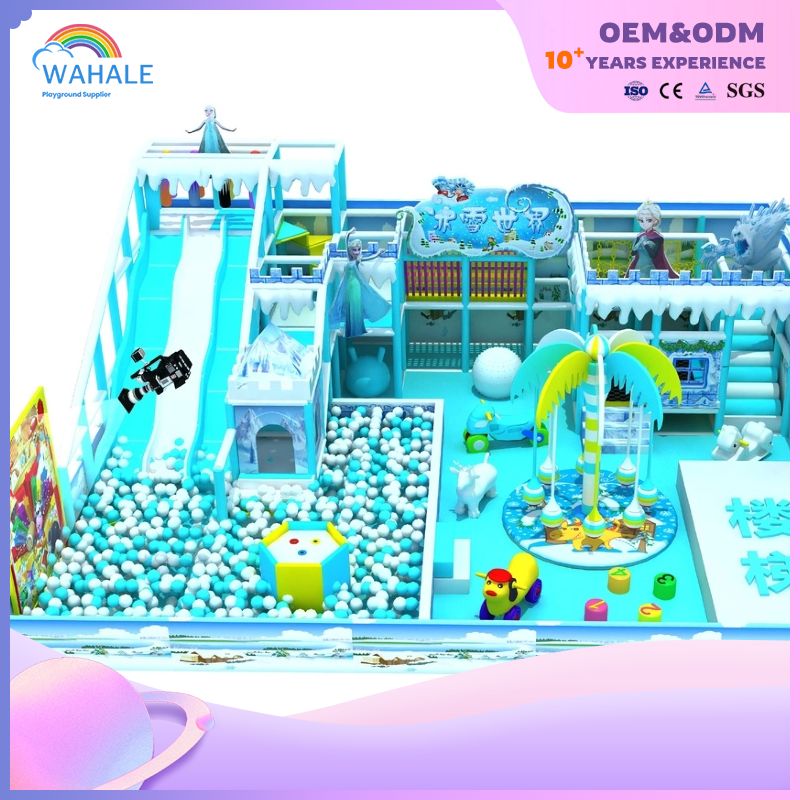 Ice And Snow World Theme World Class Big Kids Fun World Soft Modular Indoor Playground