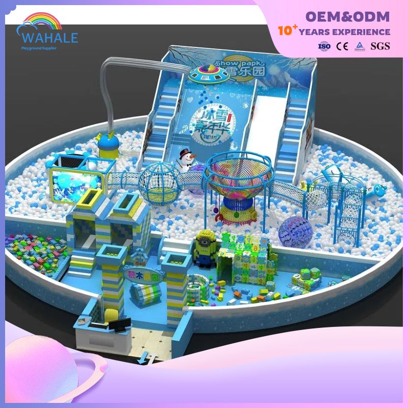 Children's customized circular indoor soft-mounted toy playground kindergarten play toy ball pool